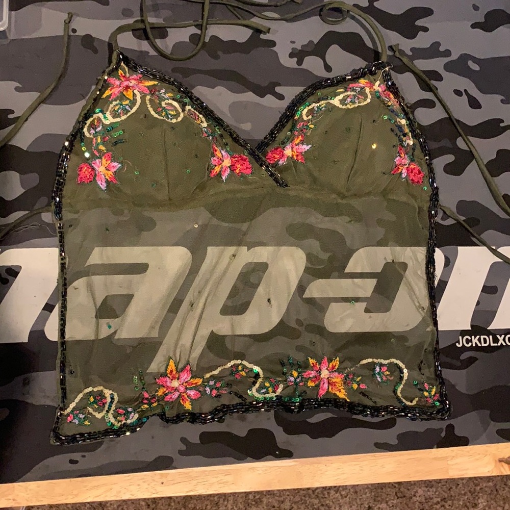Sheer Halter Top